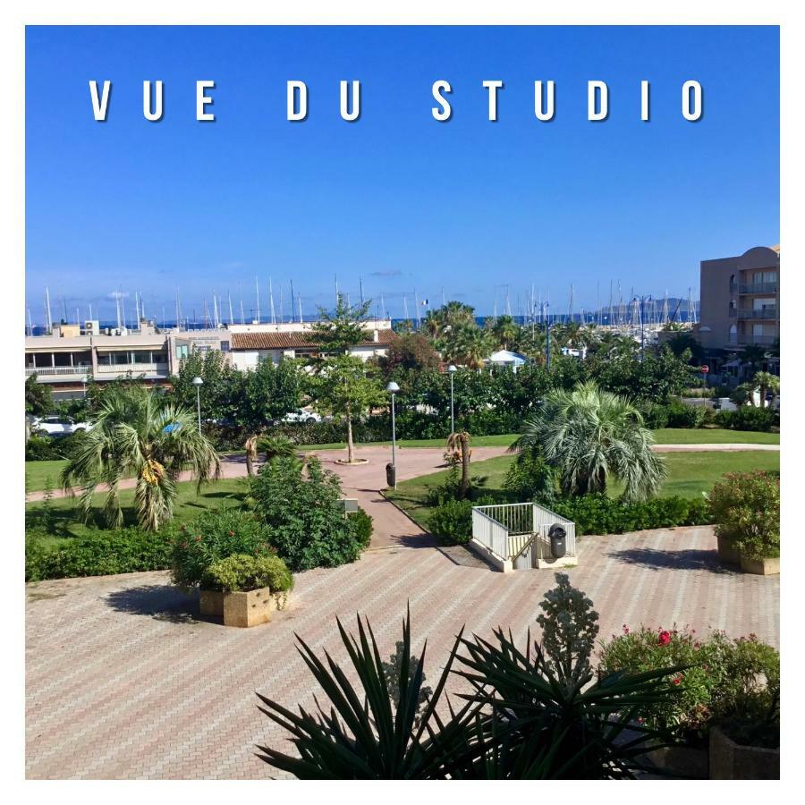 Studio Port D'Hyeres Vue Mer Et Iles De Porquerolles Et Port-Cros ภายนอก รูปภาพ