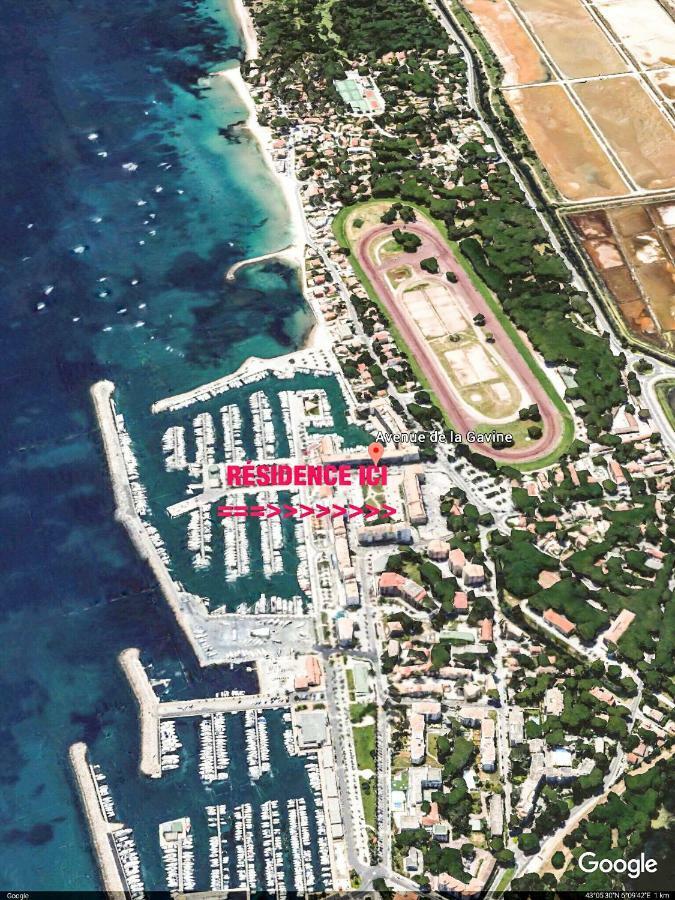 Studio Port D'Hyeres Vue Mer Et Iles De Porquerolles Et Port-Cros ภายนอก รูปภาพ