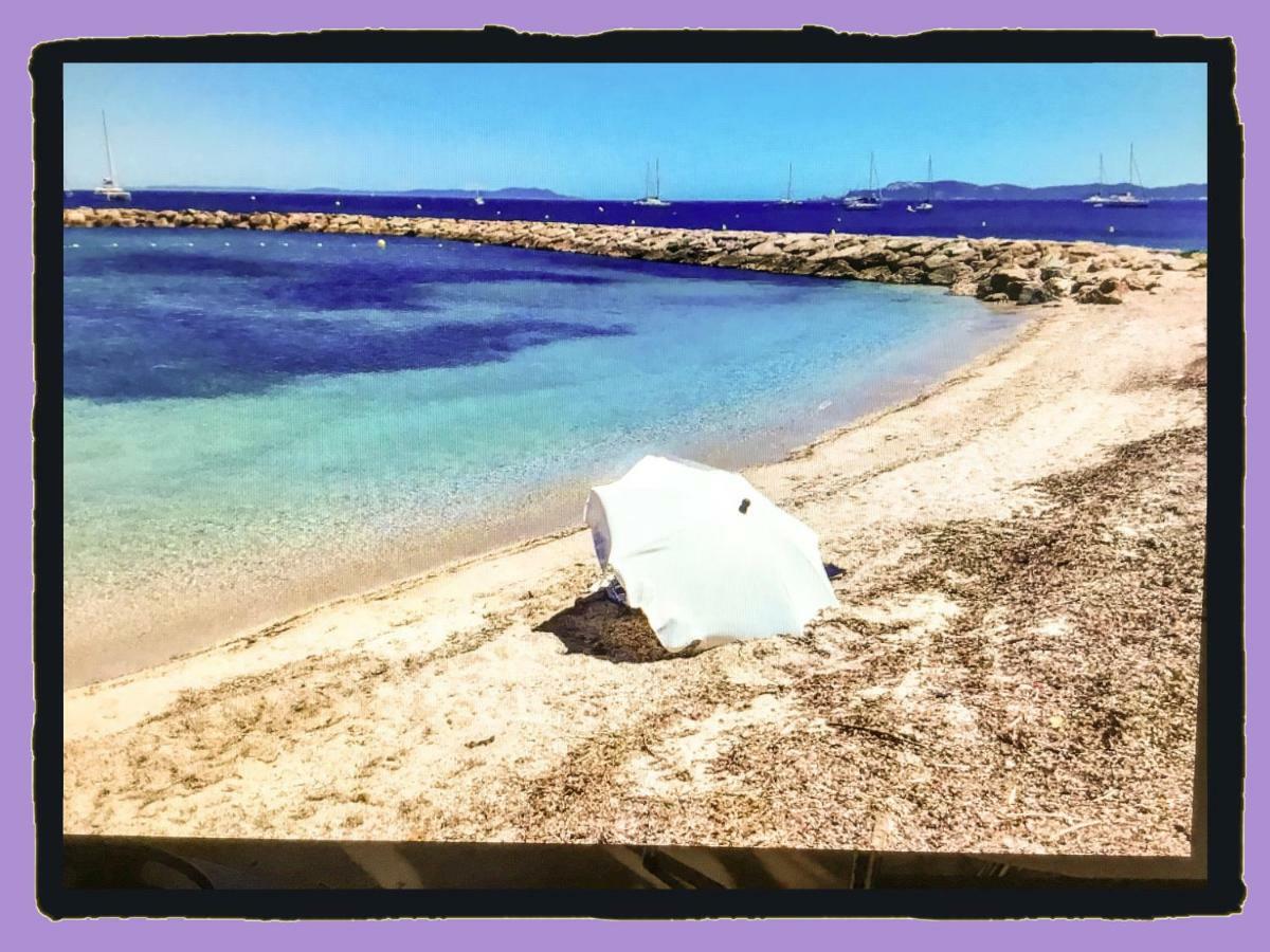 Studio Port D'Hyeres Vue Mer Et Iles De Porquerolles Et Port-Cros ภายนอก รูปภาพ
